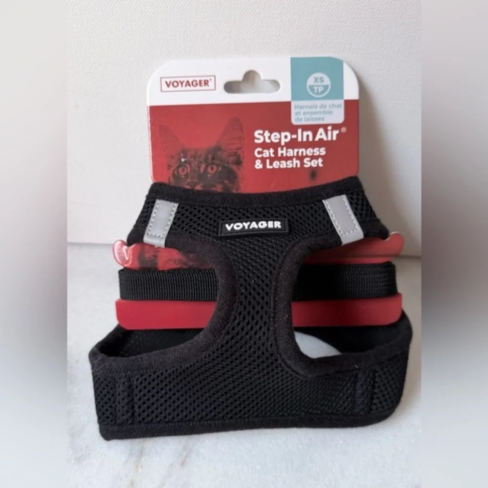 Black Cat Harness & Leash Set xs
